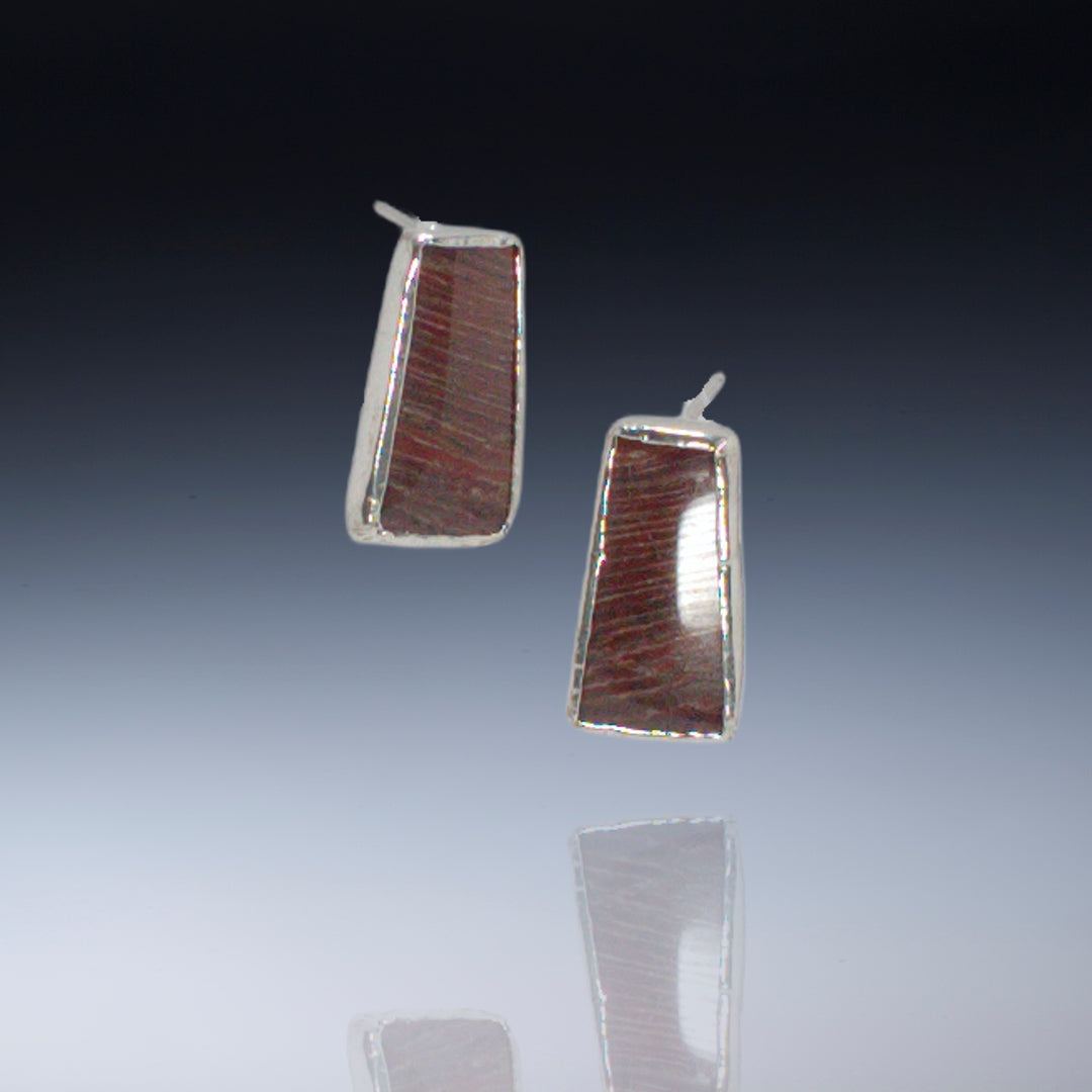 Sterling & Agate Trapezoidal Posts