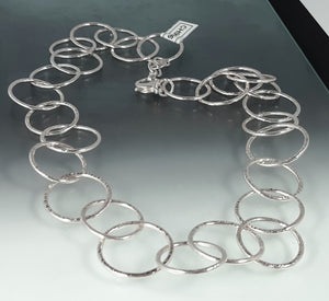 Hammered 20" Lg/Med Circles Chain
