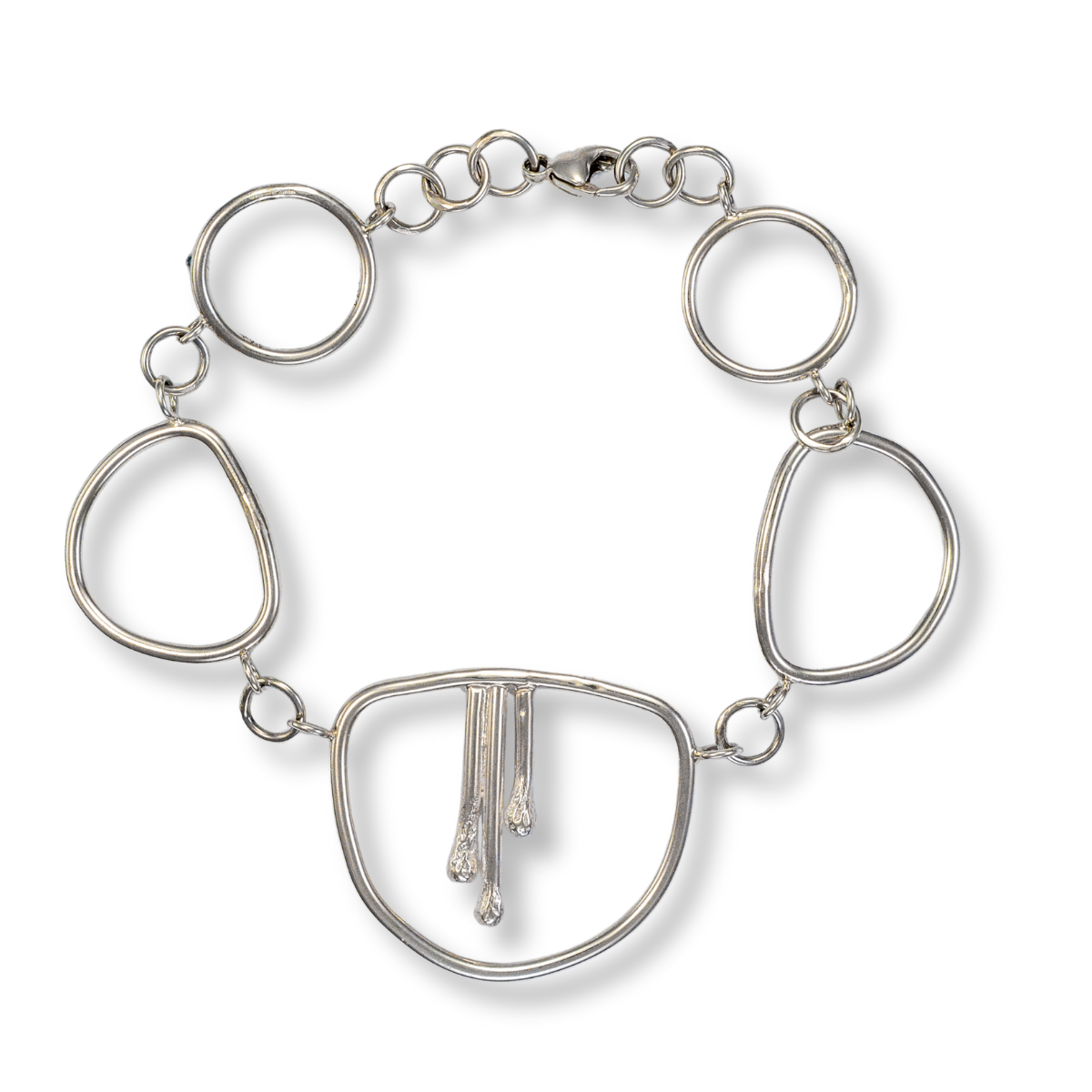 "Grapes Companion" -Sterling Silver Bracelet