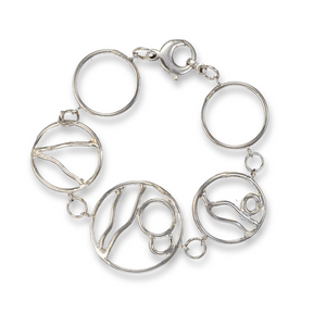 "Effervescence #2 Companion" - Sterling Silver Bracelet