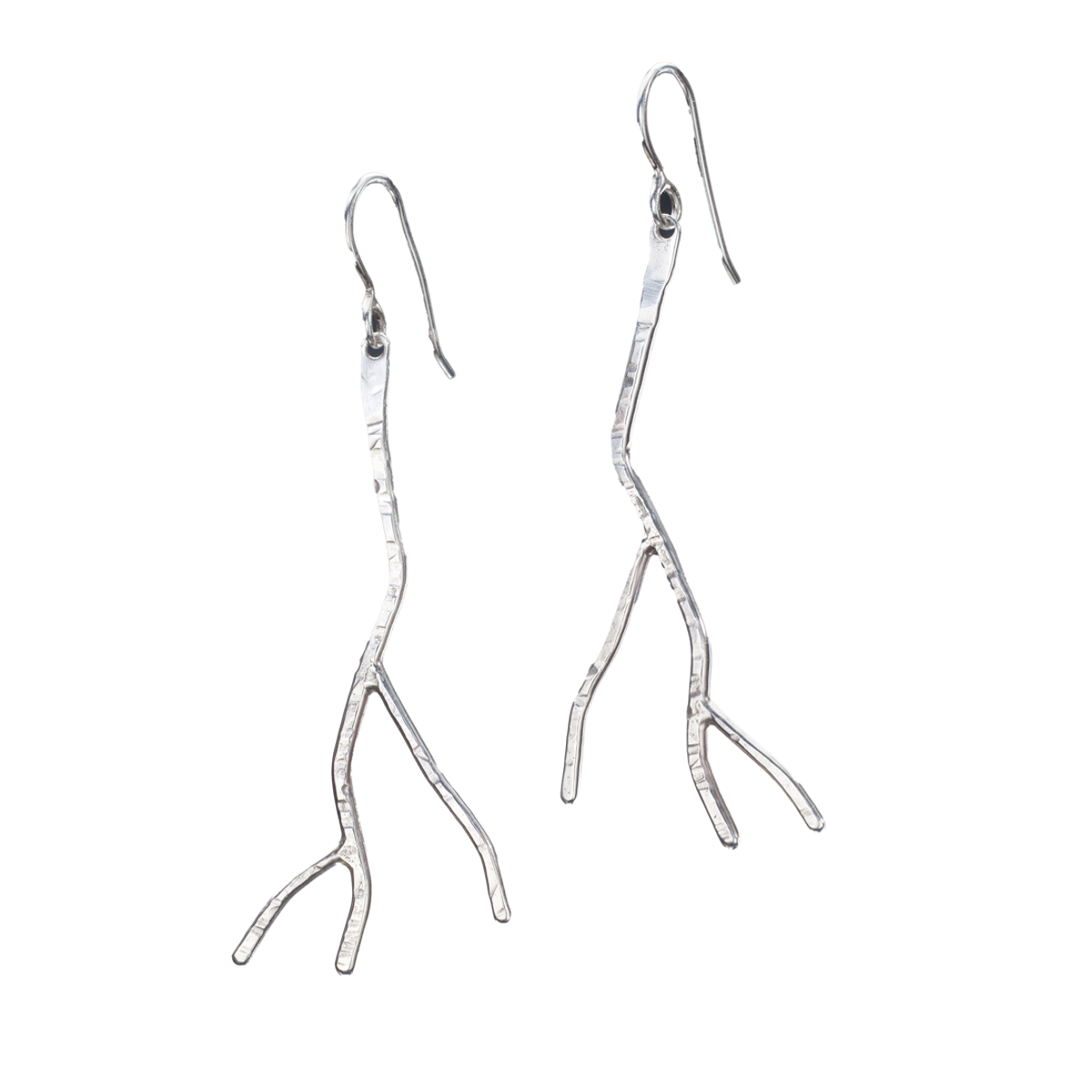 Sterling Silver Lightning Earrings (3 Lengths)