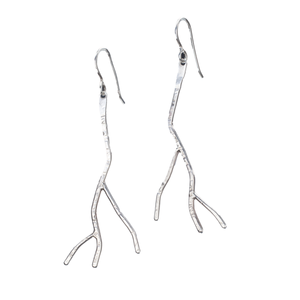 Sterling Silver Lightning Earrings (3 Lengths)
