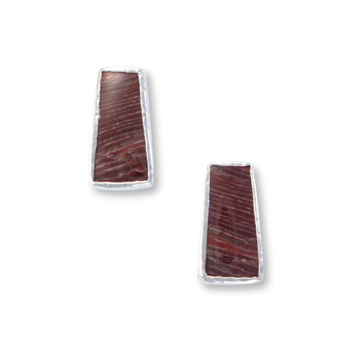 Sterling, fine silver and Quartz posts