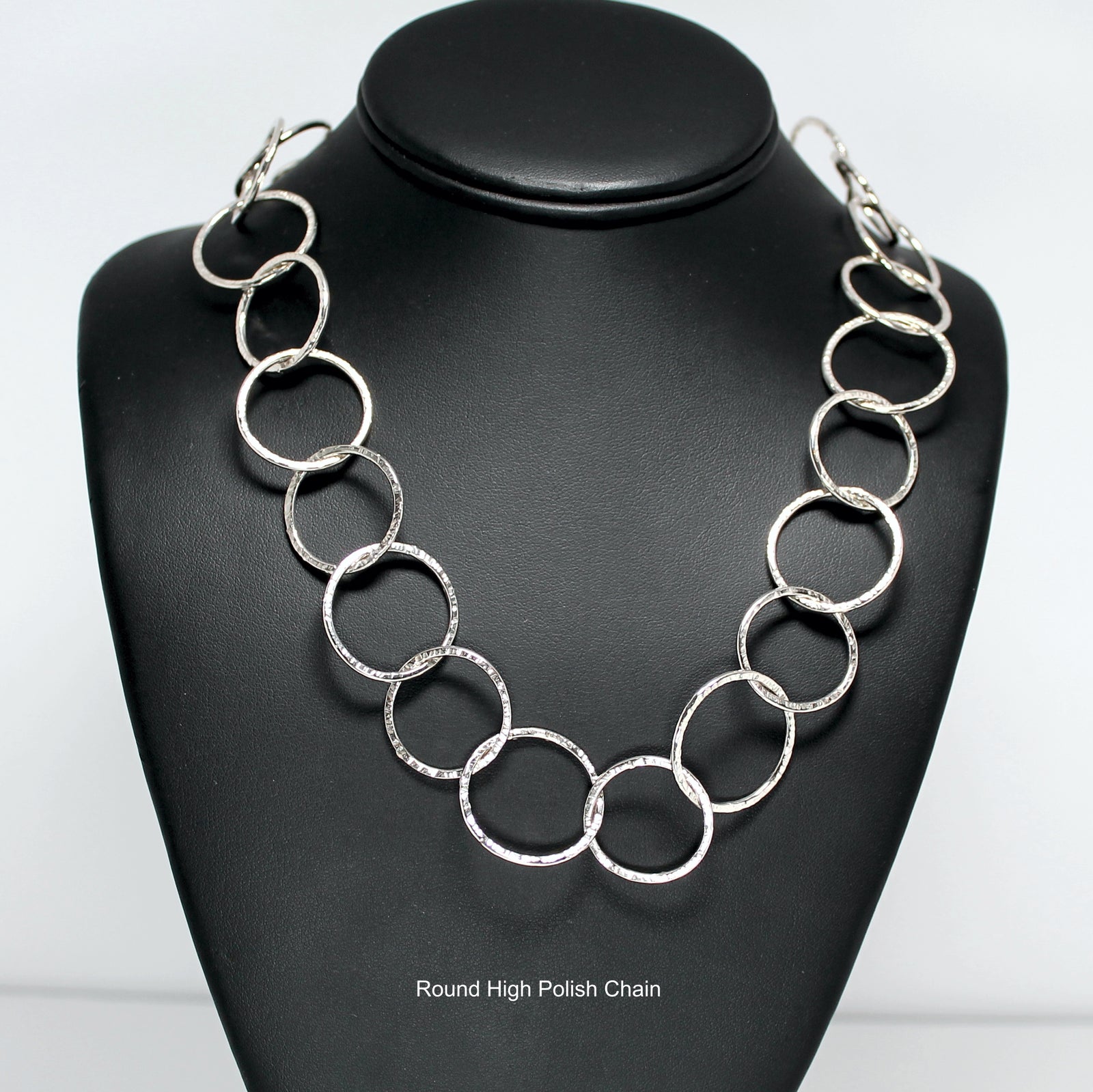 Hammered 20" Lg/Med Circles Chain