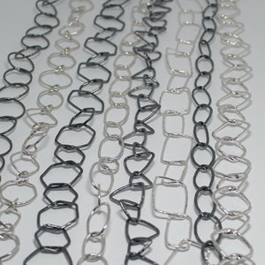 Hammered 20" Lg/Med Circles Chain