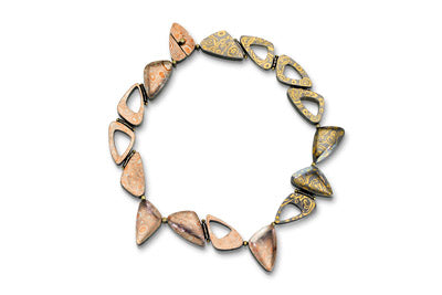 "Points of Inflection" Hollowforms in mokume and keum boo