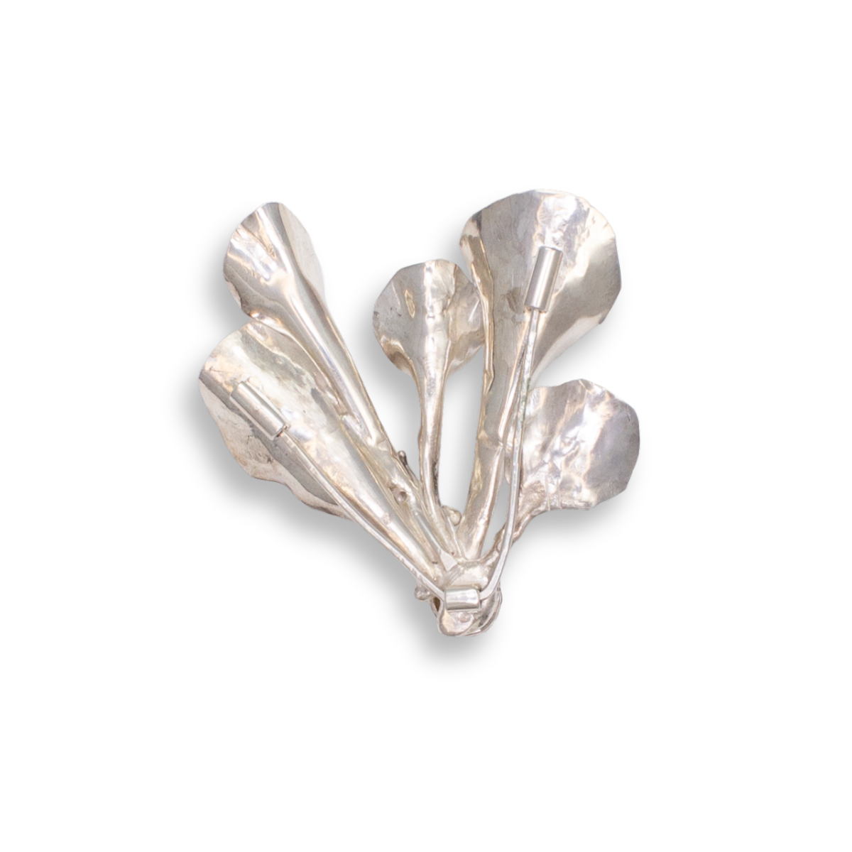 Sterling Cascade Cluster w,faceted oval citrine