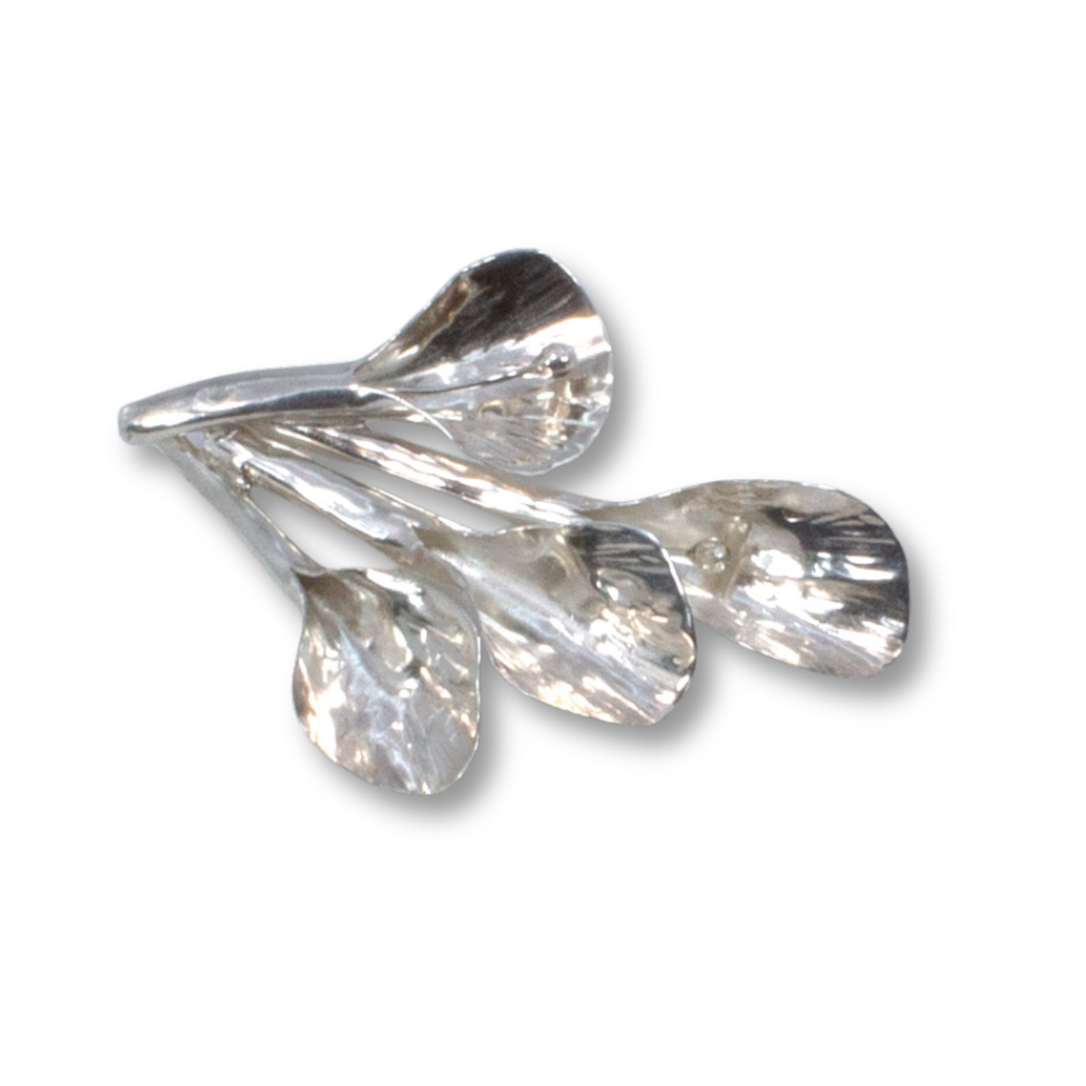 Sterling Cascade Cluster Pin