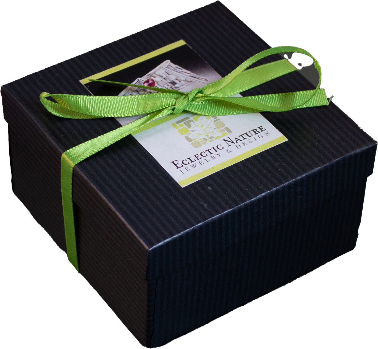 Sterling and fine silver long triangular montana agates on water cast posts