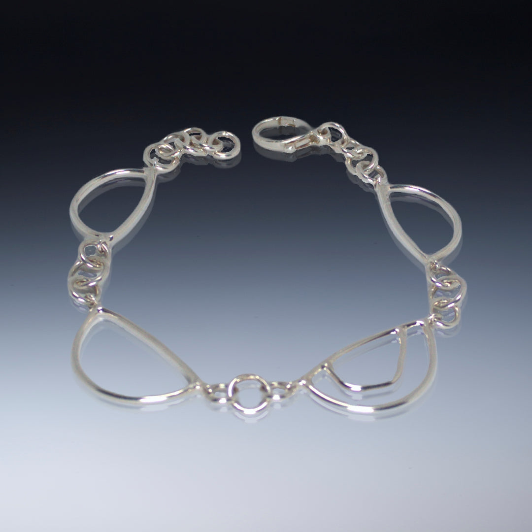 "Moonrise Companion" - Sterling Silver Bracelet
